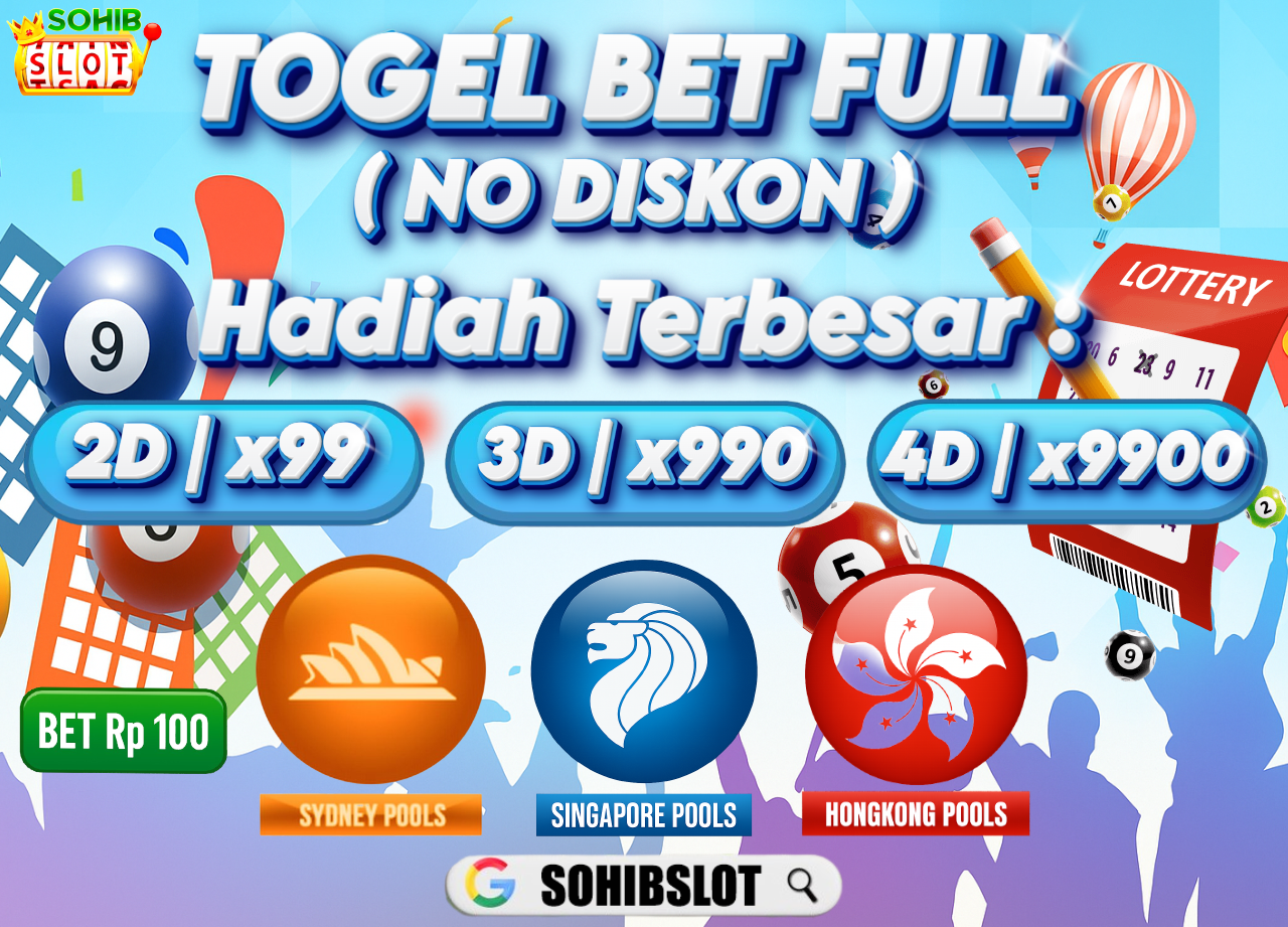 TOGEL BET FULL (NO DISKON) HADIAH TERBESAR